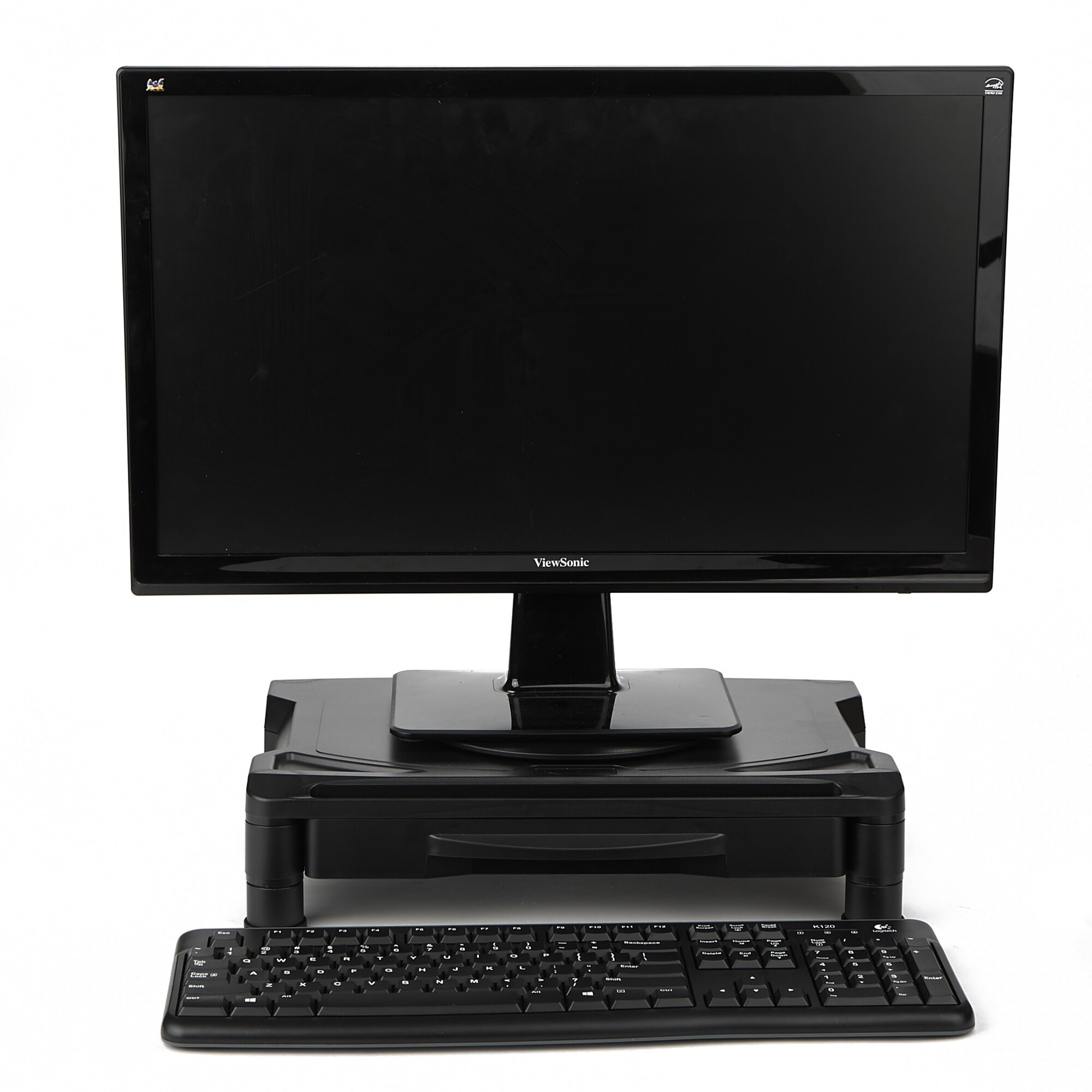 Shop Mind Reader Rotative Adjustable Monitor Riser With 1 Drawer