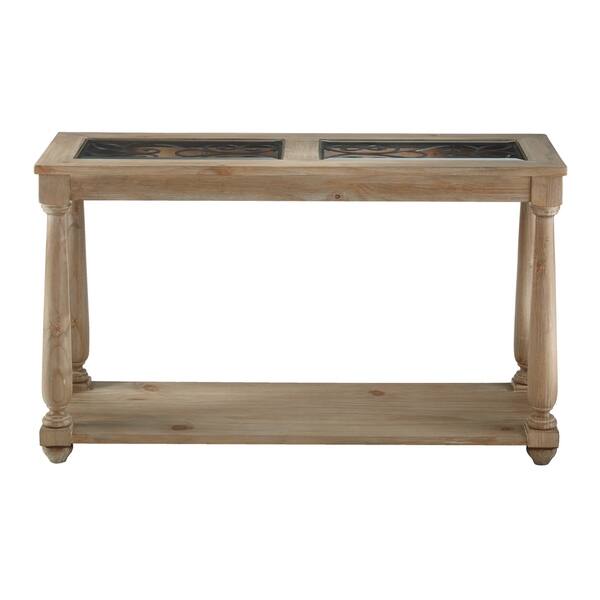 Standard Furniture Savannah Glass Sofa Table, Brown Overstock 26299938