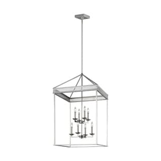 Woodruff Steel 8-light Chandelier (Nickel - Grey) - Chandeliers For Bedrooms by Overstock.com