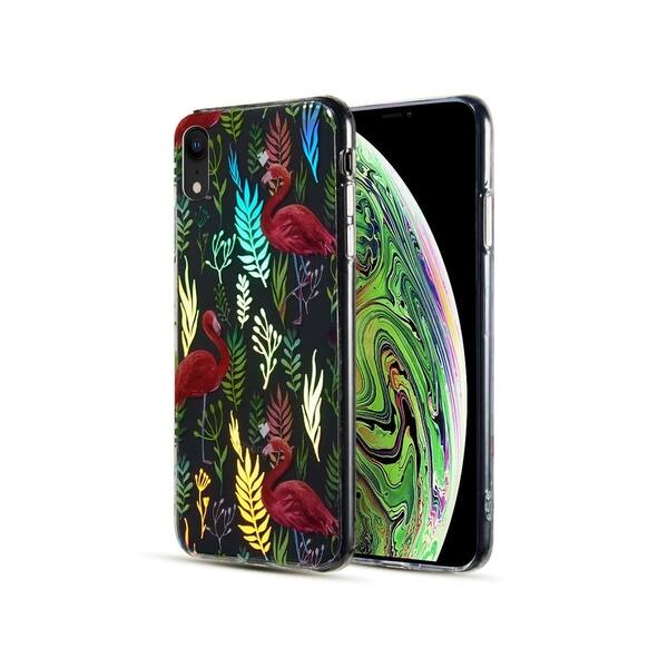 Shop Insten For Apple Iphone Xr Clear Multi Color Flamingo The