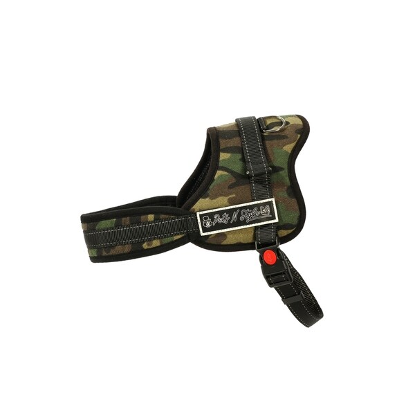 camouflage dog harness