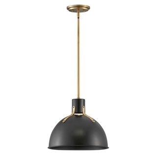 Hinkley Argo 1-Light Pendant in Satin Black