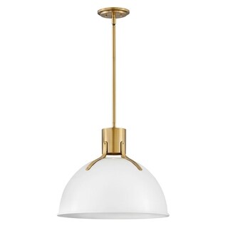 Hinkley Argo 1-Light Pendant in Polished White