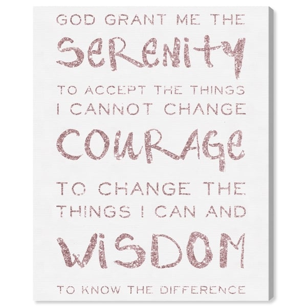 Featured image of post Serenity Prayer Framed Wall Art Courage to change the things i can