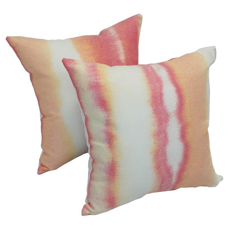Solarium Willsboro 17-inch Indoor/Outdoor Throw Pillows (Set of 2) - Willsboro Sunrise