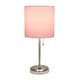 preview thumbnail 47 of 86, LimeLights Stick Lamp with USB charging port and Fabric Shade