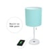 preview thumbnail 13 of 86, LimeLights Stick Lamp with USB charging port and Fabric Shade