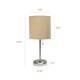 preview thumbnail 81 of 86, LimeLights Stick Lamp with USB charging port and Fabric Shade