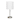 LimeLights Stick Lamp with USB charging port and Fabric Shade