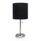 preview thumbnail 1 of 86, LimeLights Stick Lamp with USB charging port and Fabric Shade
