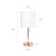 preview thumbnail 74 of 86, LimeLights Stick Lamp with USB charging port and Fabric Shade