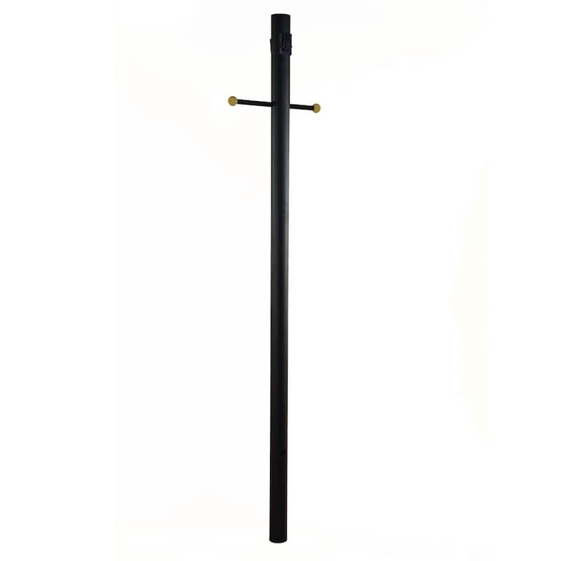 Acclaim Lighting 7' Lamp Post with Photocell, Outlets and Cross Arm