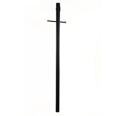 Acclaim Lighting 7' Lamp Post with Photocell, Outlets and Cross Arm