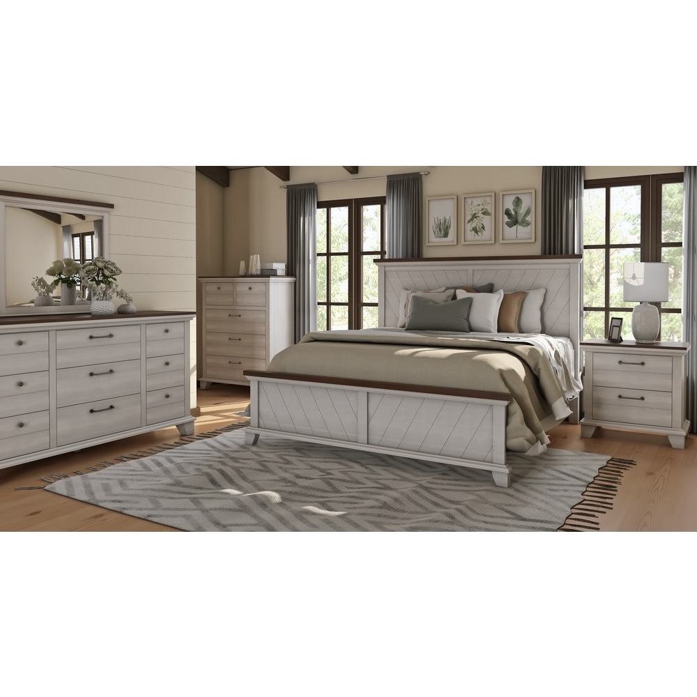 The Gray Barn Overlook Rustic 5 Piece Bedroom Set Overstock 26386255