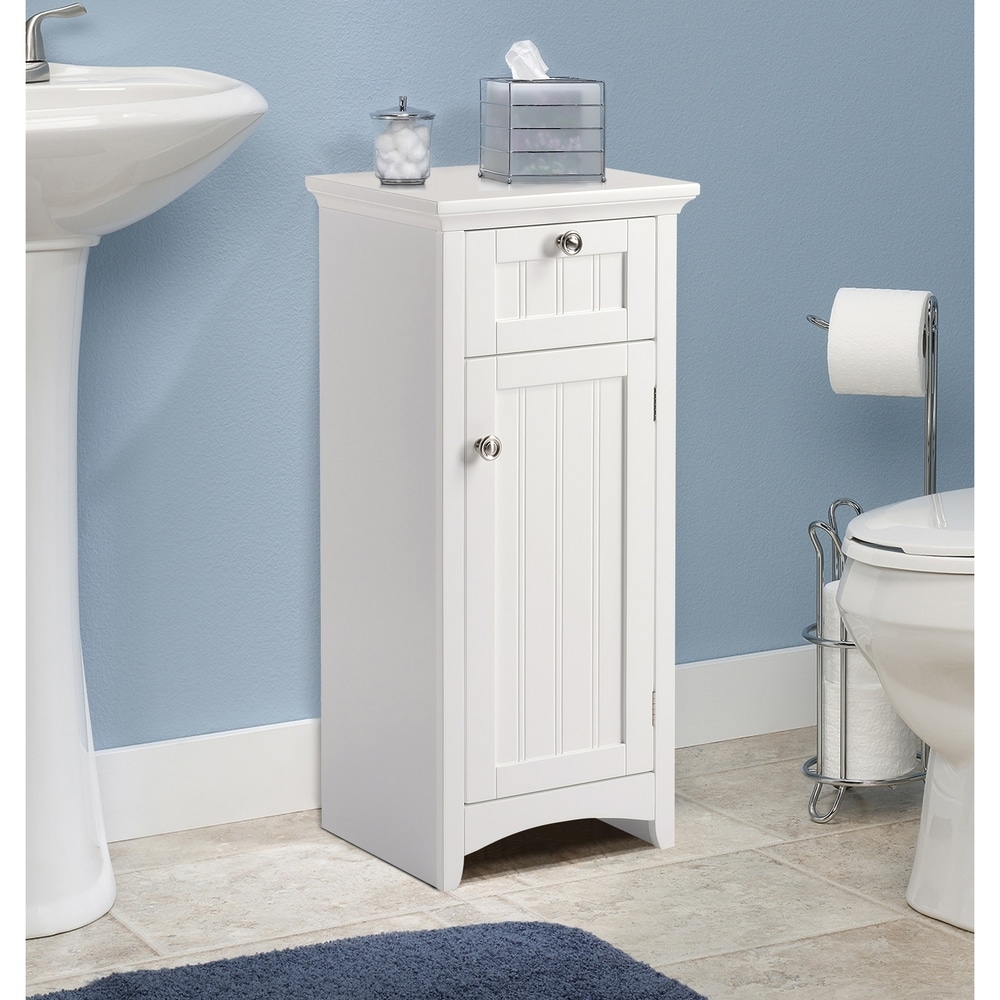 Small Bathroom Storage Cabinet with One Rod for Small Spaces, Fit