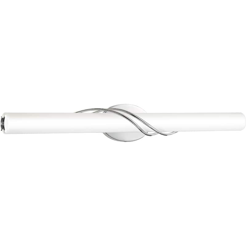 Porch & Den Blaylock Polished Chrome LED light Vanity Light - Polished Chrome
