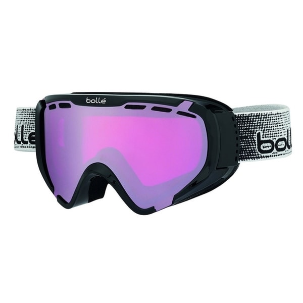 Bolle Explorer Junior Snow Goggles (Shiny Black Frame/Vermilion Lens)