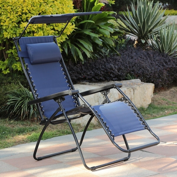 patio chair with awning