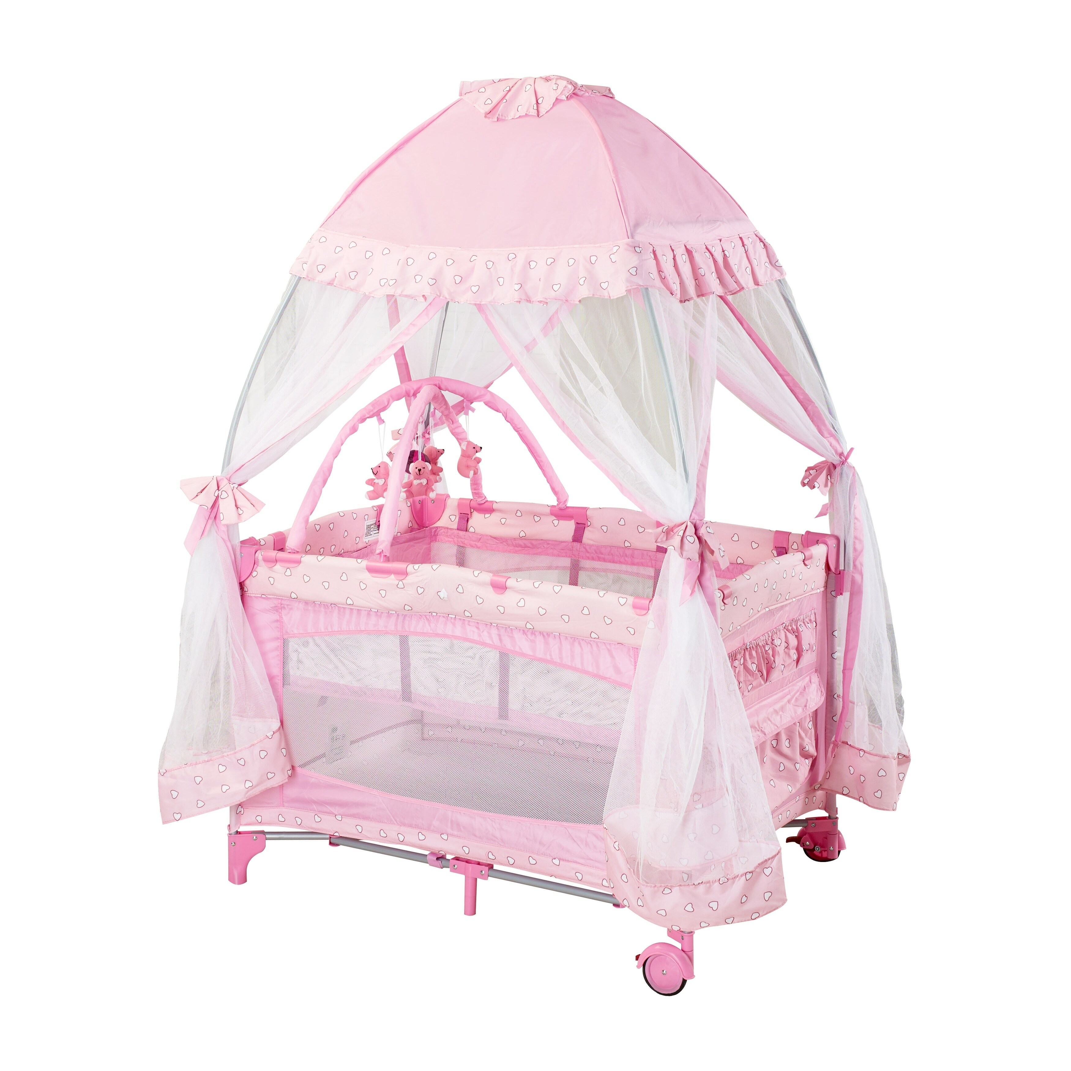 big oshi playard with mosquito net