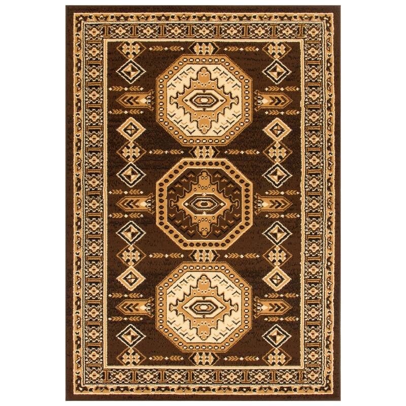 Southwestern Rustic Geometric Indoor Runner or Area Rug by Superior