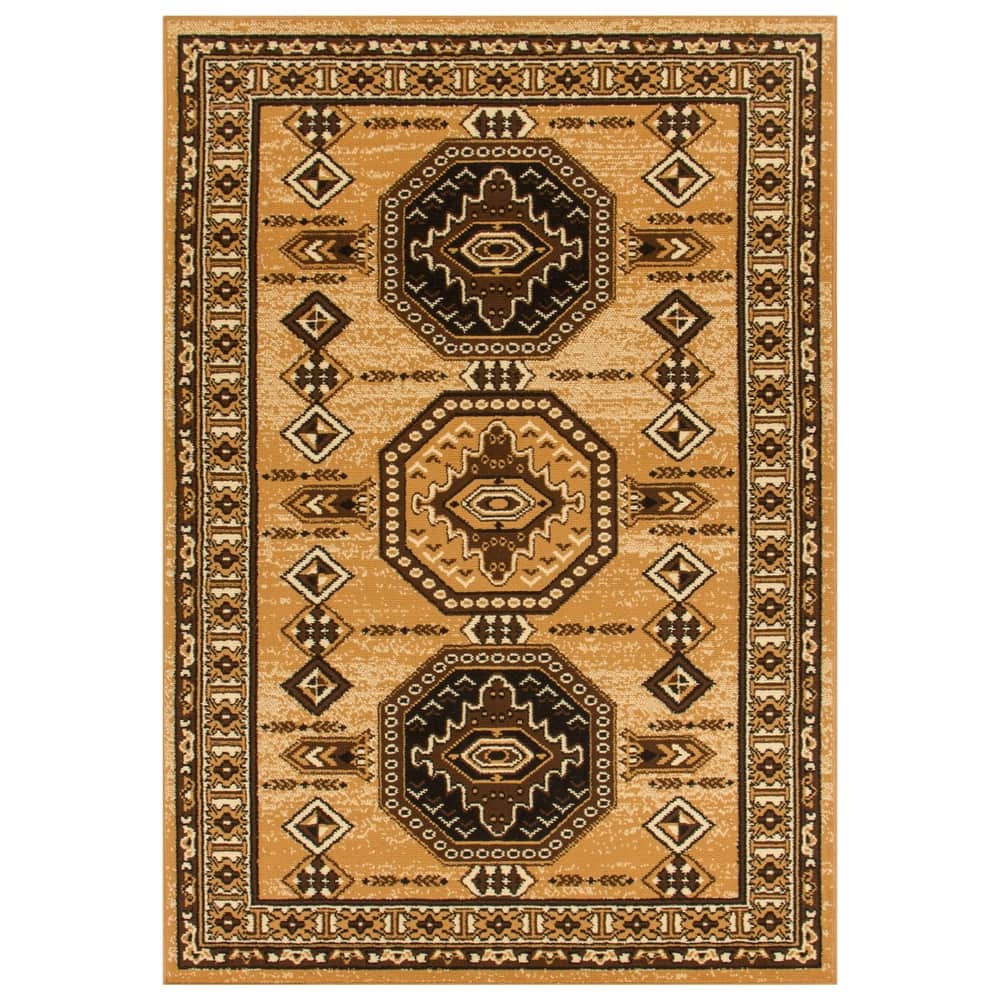 Southwestern Rustic Geometric Indoor Runner or Area Rug by Superior