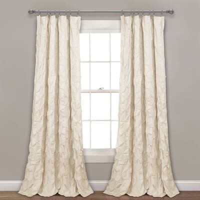 Buy Ivory Color Block Curtains Drapes Online At Overstock Our