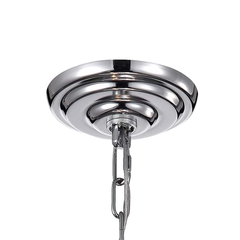 Gawren Chrome 4-light Chandelier with Crystal Bead Shade