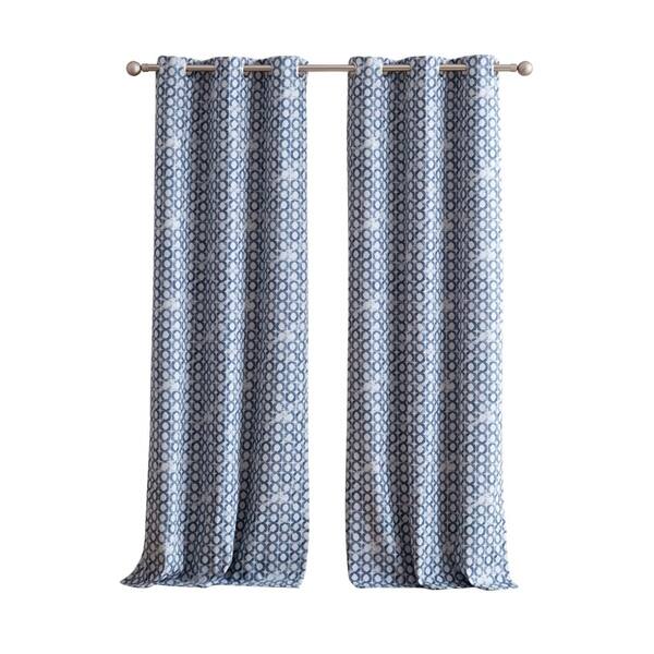 Shop Print 84 Inch Blackout Curtain With Grommets Single Panel