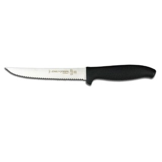 Dexter-Russell 6in Scalloped Utility Knife with Black Handle - Bed Bath ...