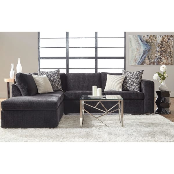 Serta Right Facing Sofa 1100 Series By Hughes Furniture Ebony Overstock 26388786