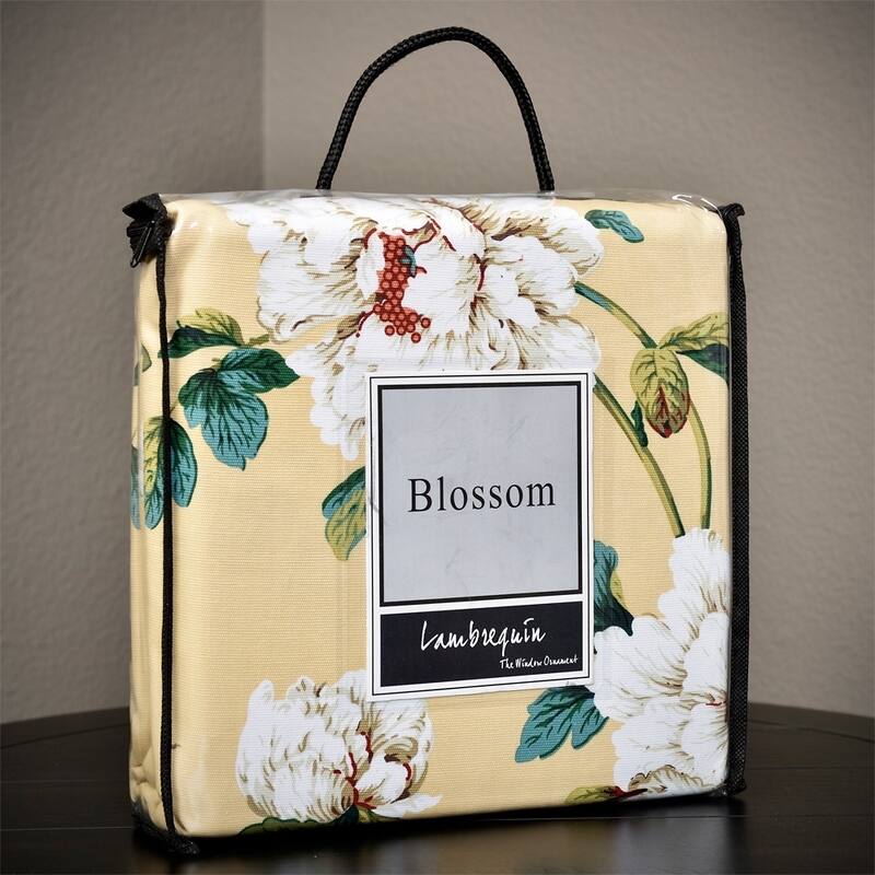 Lambrequin Blossom Cotton Curtain Panel