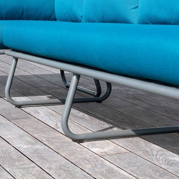 Shop Havenside Home Juneau 4 Piece Outdoor Grey Wicker Sofa Set Free Shipping Today Overstock 26391121