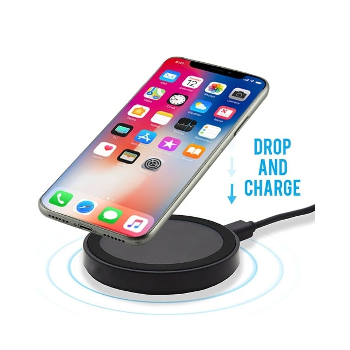 Shop Insten Slim Fast Qi Wireless Charging Pad With Anti Slip Base