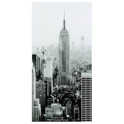 "Empire"Frameless Free Floating Tempered Art Glass Wall Art by EAD Art Coop