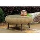 Tortuga Outdoor Round Indoor/Outdoor Wicker Coffee Table - Thumbnail 0