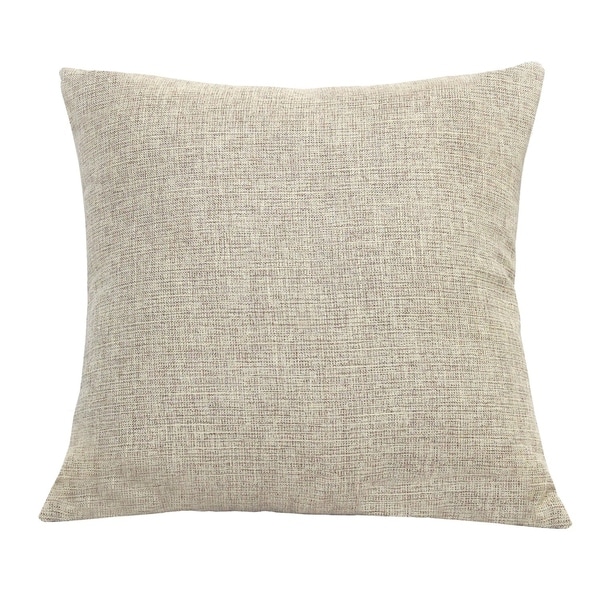 Stratton Home Decor Tweed 18 Inch Decorative Throw Pillow