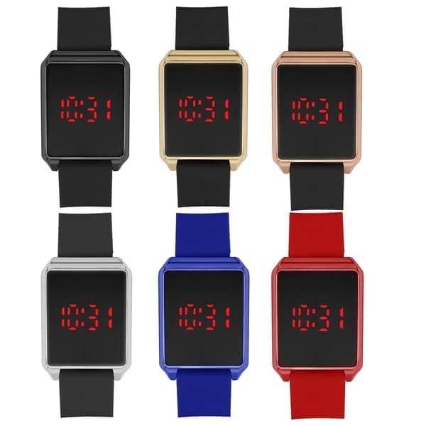 Led Watch With Rubber Band Style 4682 