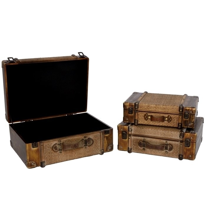 storage suitcases set of 3