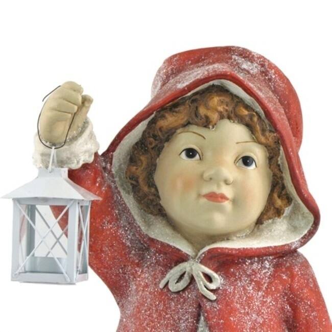 Set of 2 "Nighttime Reading" Red Cloak Christmas Tushkas