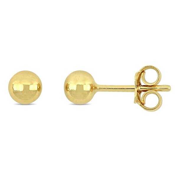 Miadora 18k Yellow Gold Ball Stud Earrings 26395414 Miadora 18k Yellow Gold Ball Stud