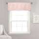 Porch & Den Kinnaman Wave Texture Window Curtain Valance - 18"l x 52"w - 18"l x 52"w