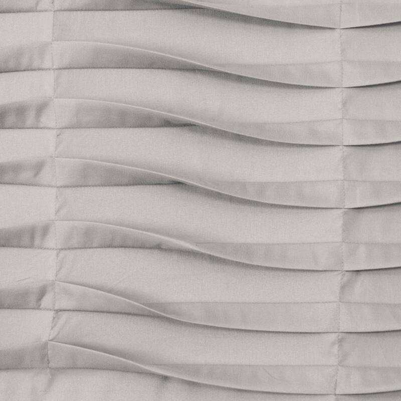 Porch & Den Kinnaman Wave Texture Window Curtain Valance - 18"l x 52"w - 18"l x 52"w