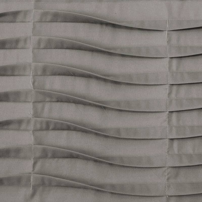 Porch & Den Kinnaman Wave Texture Window Curtain Valance - 18"l x 52"w - 18"l x 52"w