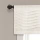 Porch & Den Kinnaman Wave Texture Window Curtain Valance - 18"l x 52"w - 18"l x 52"w