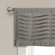 Porch & Den Kinnaman Wave Texture Window Curtain Valance - 18"l x 52"w - 18"l x 52"w