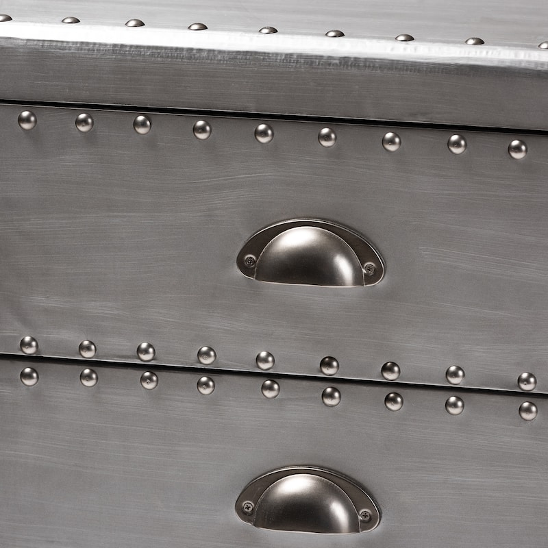 French Industrial 5-Drawer Storage Cabinet