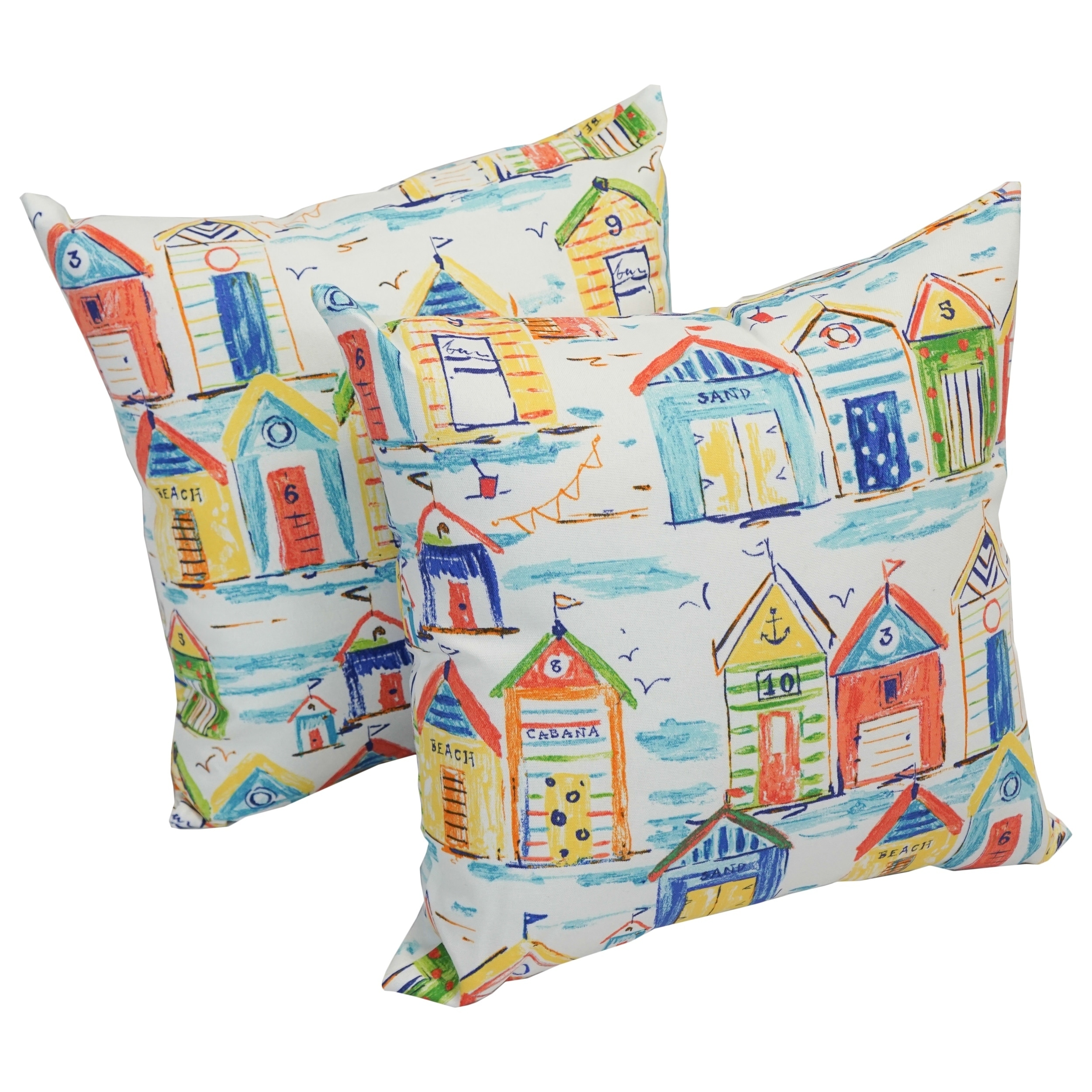 Shop Solarium Baycove Hut 17 Inch Indoor Outdoor Throw Pillows