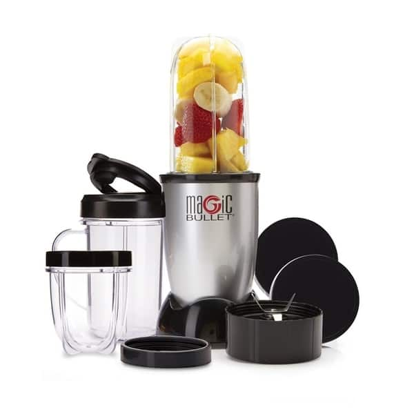 Magic Bullet 18 oz. Single Speed Silver Jar Blender with Recipe