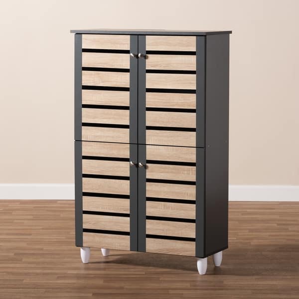 Shop Contemporary Shoe Storage Cabinet On Sale Free Shipping