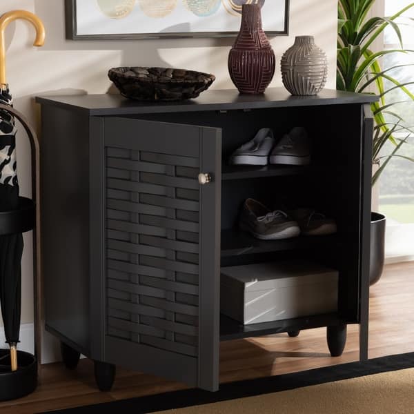 Shop Contemporary Shoe Storage Cabinet On Sale Free Shipping